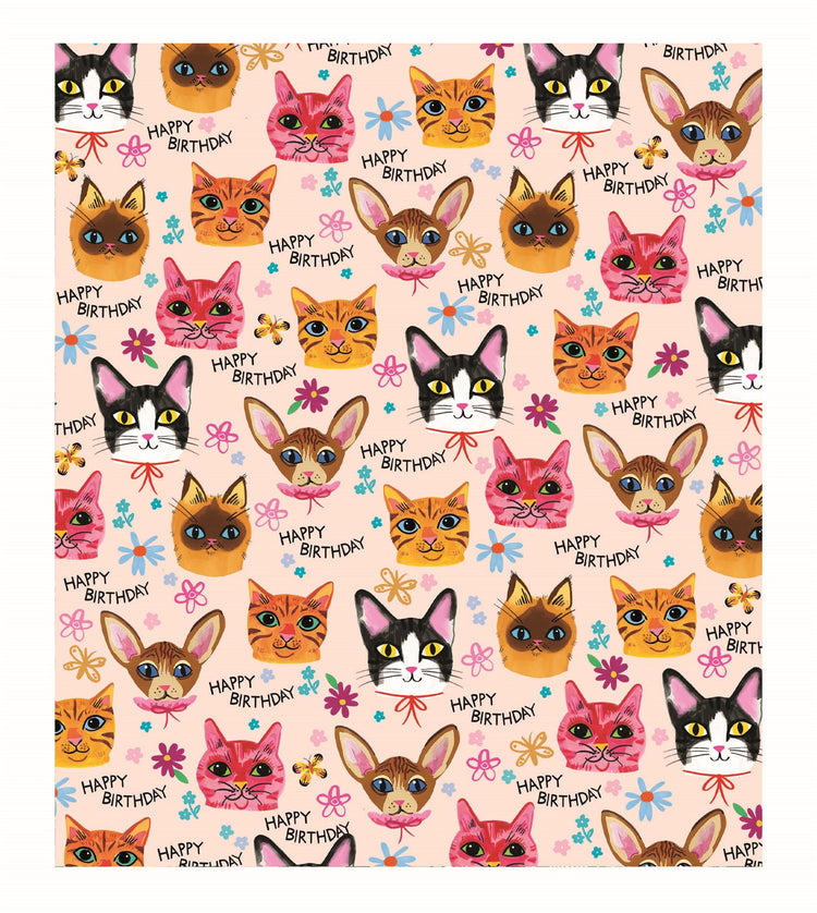 Kitsch Cats Giftwrap