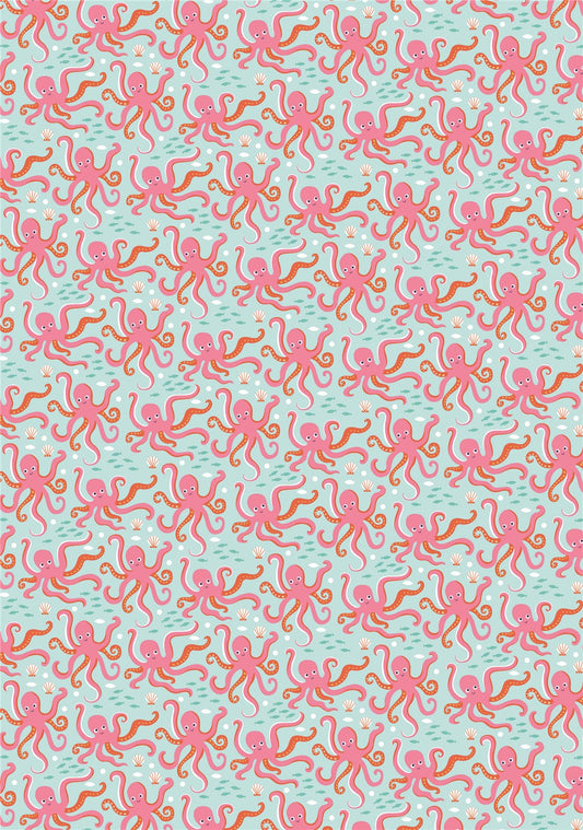Pink Octopi Giftwrap