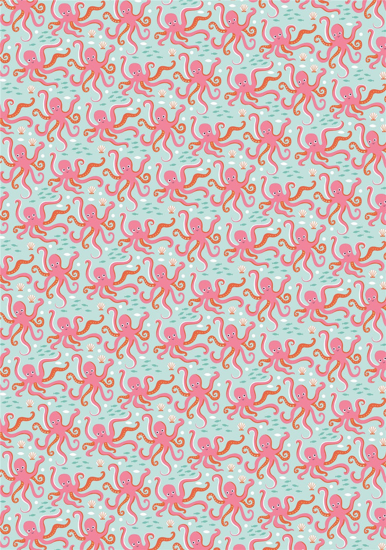 Pink Octopi Giftwrap
