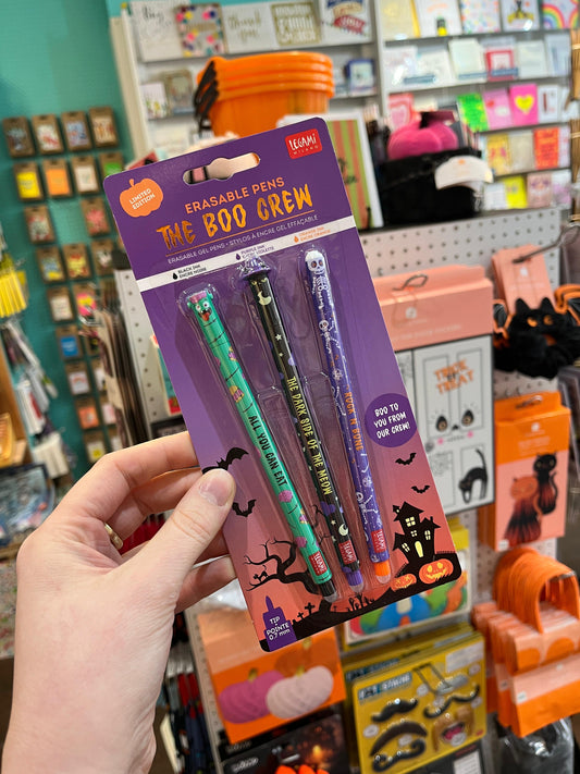 Limited Edition - Boo Crew Halloween erasable pens