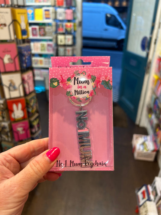 No.1 Mum Keychain