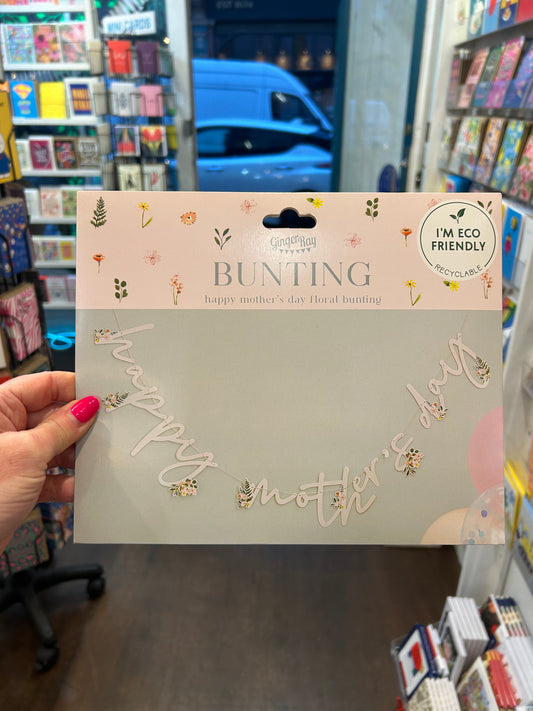 Happy Mother's Day Floral Bunting