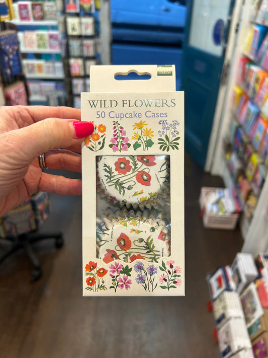 Wild Flowers Cup Cake Cases