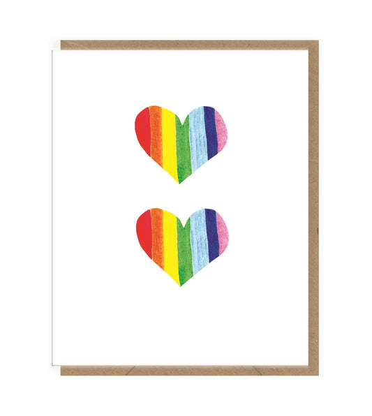 Mini rainbow heart