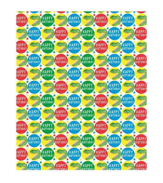 Dinosaur Birthday Giftwrap