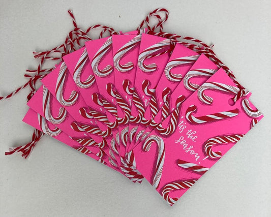 Candy Cane Gift Tags