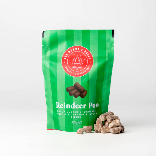 Reindeer Poo Pouch - salted caramel chocolates